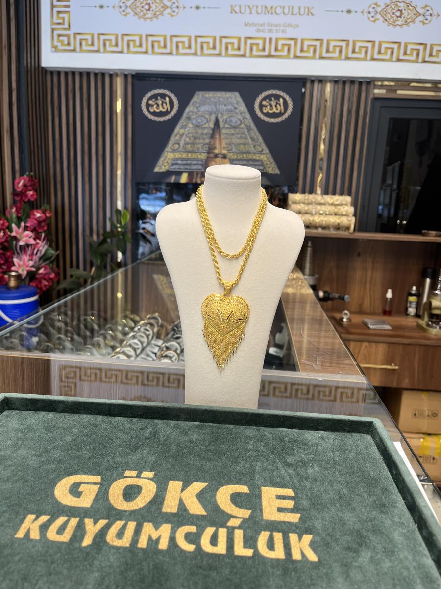 Hint  kolyesi 22 ayar altın