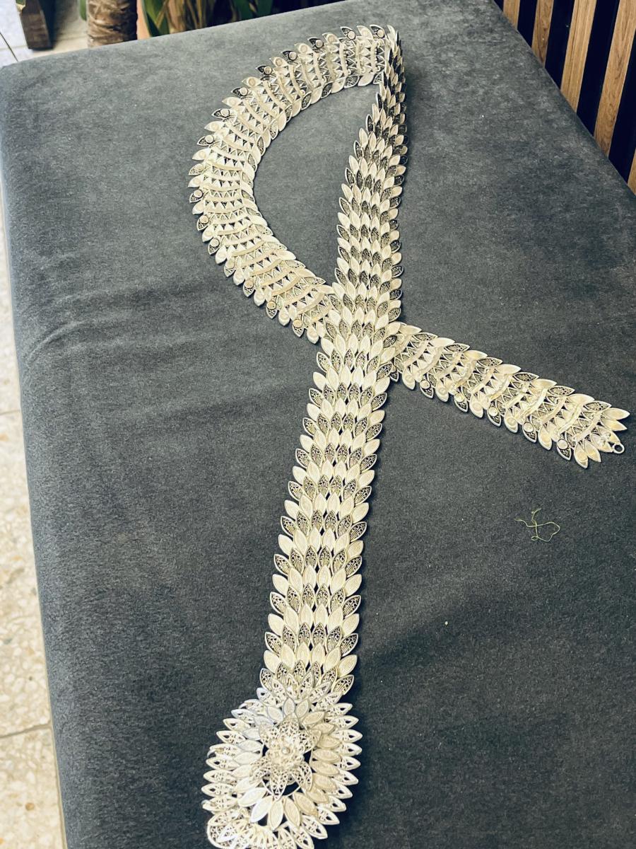 925 Ayar şahmeran gümüş kemer